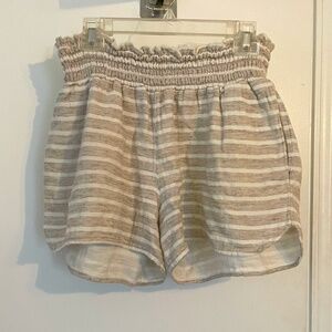 HATCH Paper Bag Linen Shorts